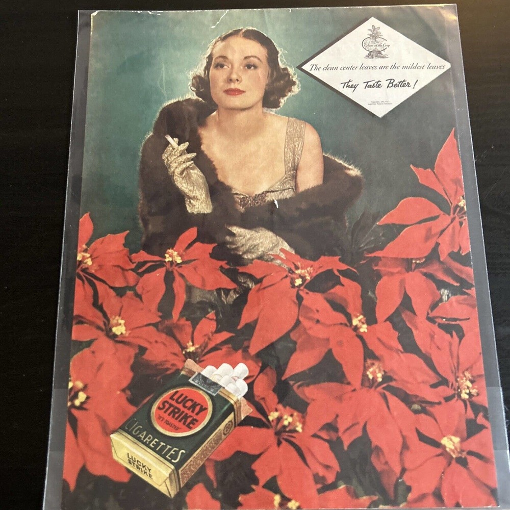 Color Photo Vintage Print Ad Full Page Ad - Lucky Strike / Ethyl